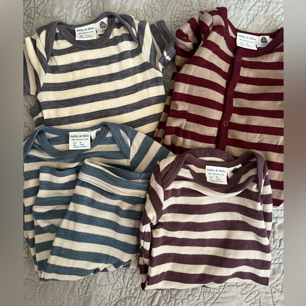 Merino Wool Baby Clothes Milly and Milo